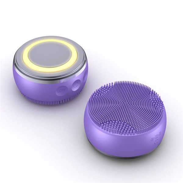 EMS LED Sonic silicone facial cleansing brush
