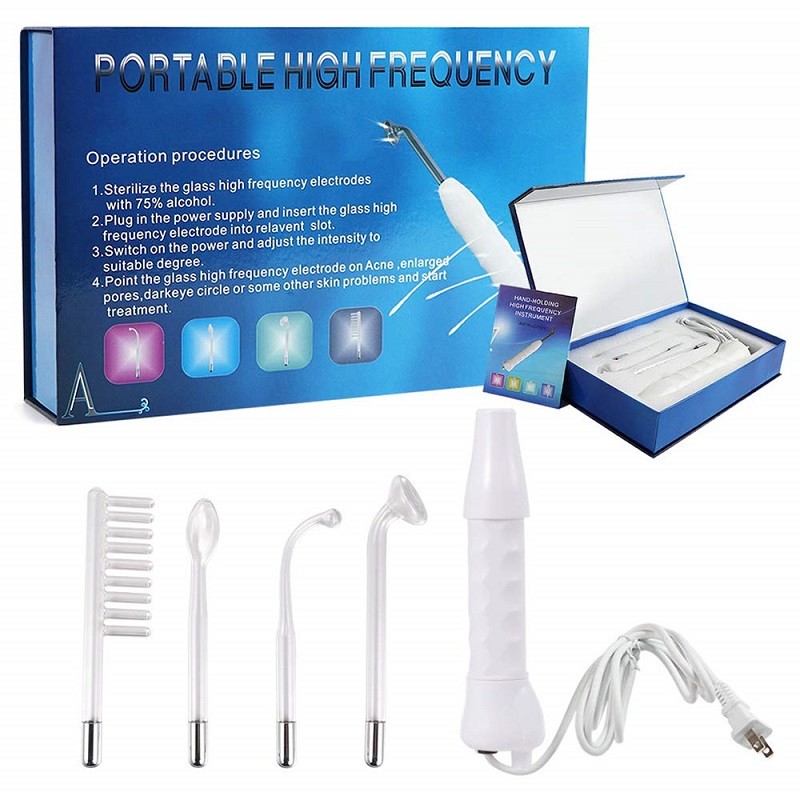 Handheld High Frequency Skin Therapy Machine for Acne Treatment