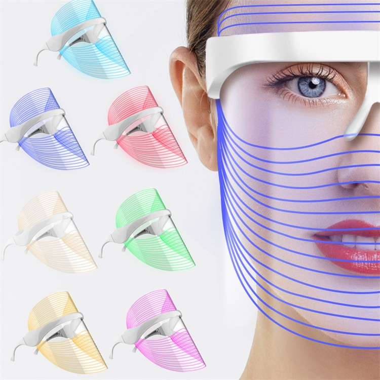 7 color led light therpay mask