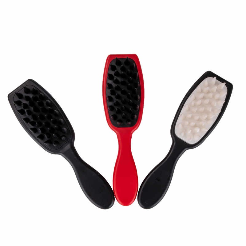Китай Силиконовая щетка для волос с длинной ручкой для влажного и сухого использования, расческа для массажа головы, щетка для шампуня, производитель