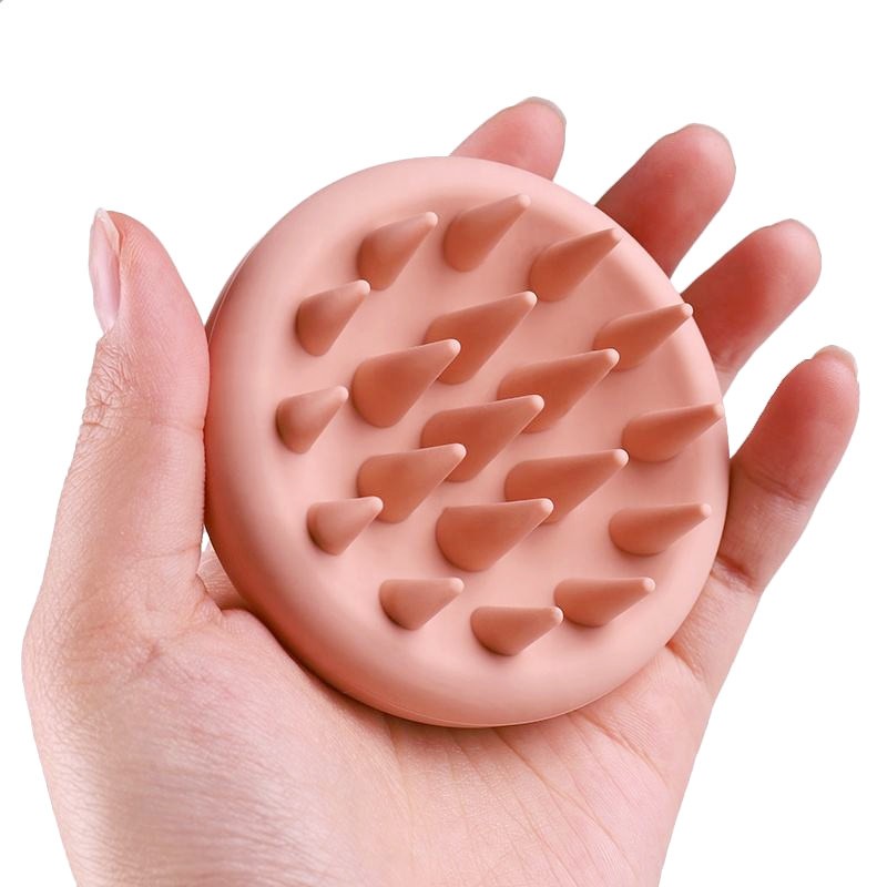 Recycable 100% Full Silicone Scalp Massager Head Scrubber