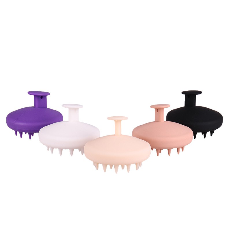Recycable 100% Full Silicone Scalp Massager Head Scrubber