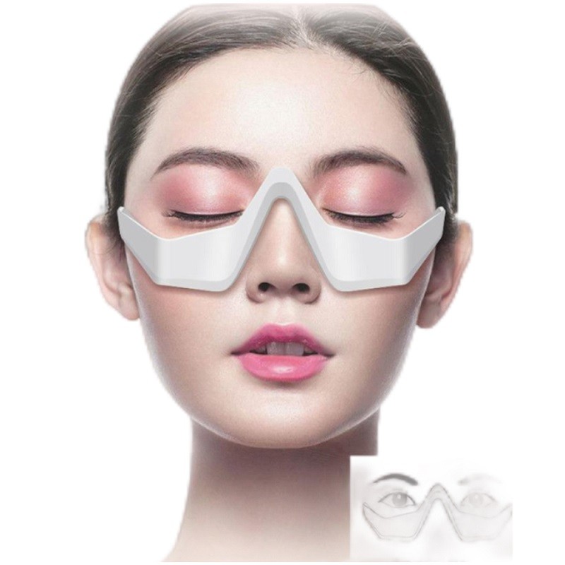 Китай 3d вибрация глаз, светодиодный красный свет, терапевтическое устройство, антивозрастной микротоковый массажер для глаз Ems, для удаления морщин под глазами, темных кругов, производитель
