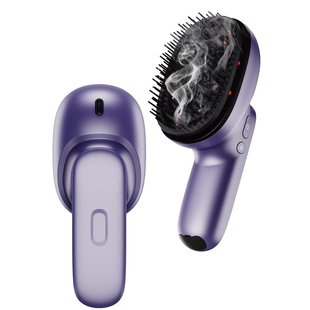 Essential Oil Steamer Electric Vibration Comb a Revolutionary Hair Straightener with Scalp Massage and Led Light Therapy
