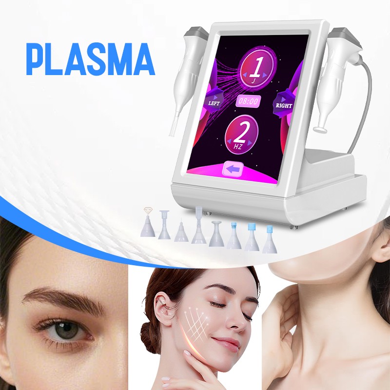 New Technology Home Use 8 in 1 Hot and Cold Plasma Machine Acne Removal Improve Fine Lines Surface Treatment Cool Plasma Device