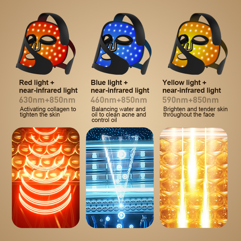 LED therapy facial mask