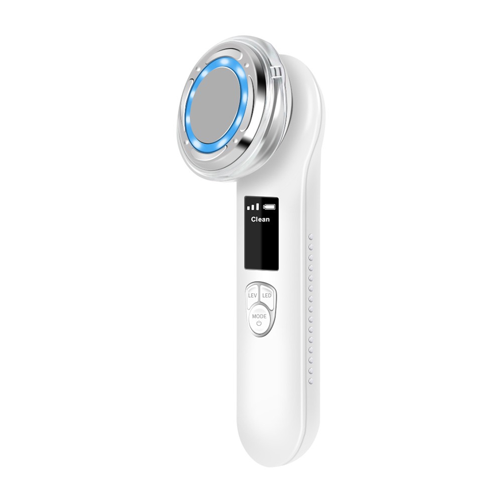 Newly Multi-Functional EMS Hot & Cold Red Blue Light Therapy Facial Beauty Device Home Use Face Anti-aging Neck Lifting Massager