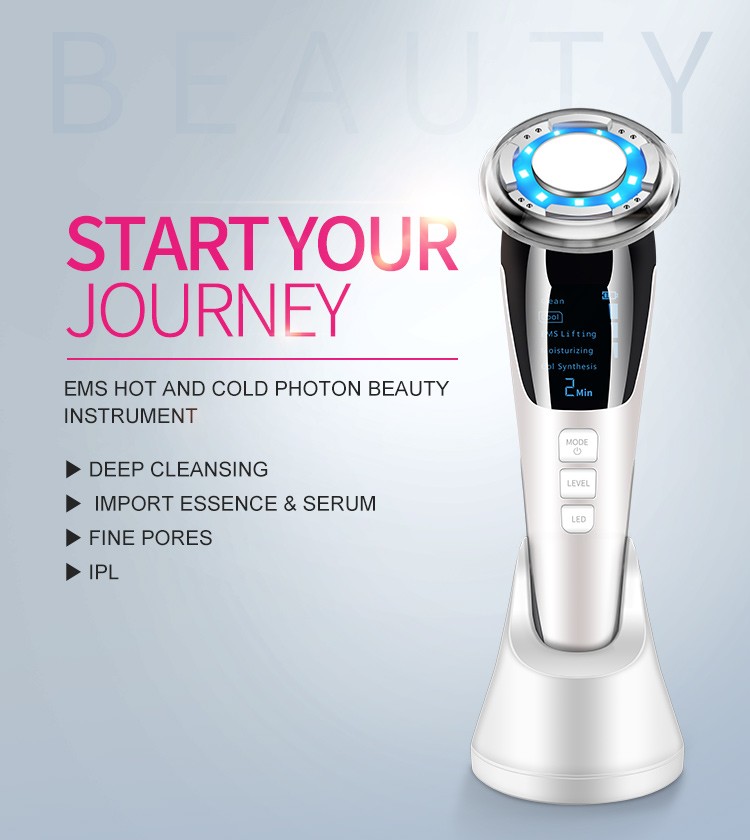 Revolutionize At-Home Skincare: Introducing the EMS Hot & Cool Device - Your Ultimate Photon Beauty Solution for Clinical-Grade Skin Rejuvenation