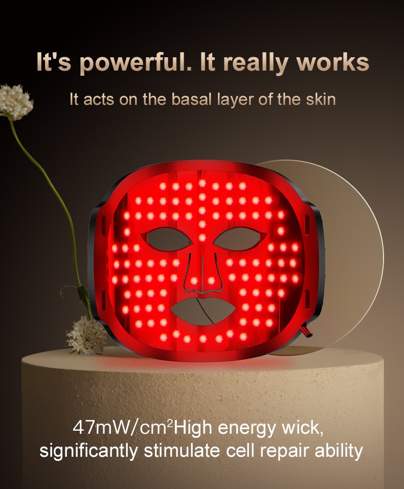 Revitalize Your Skin with the 7 Colors LED Silicone Face Therapy Mask for Skin Rejuvenation