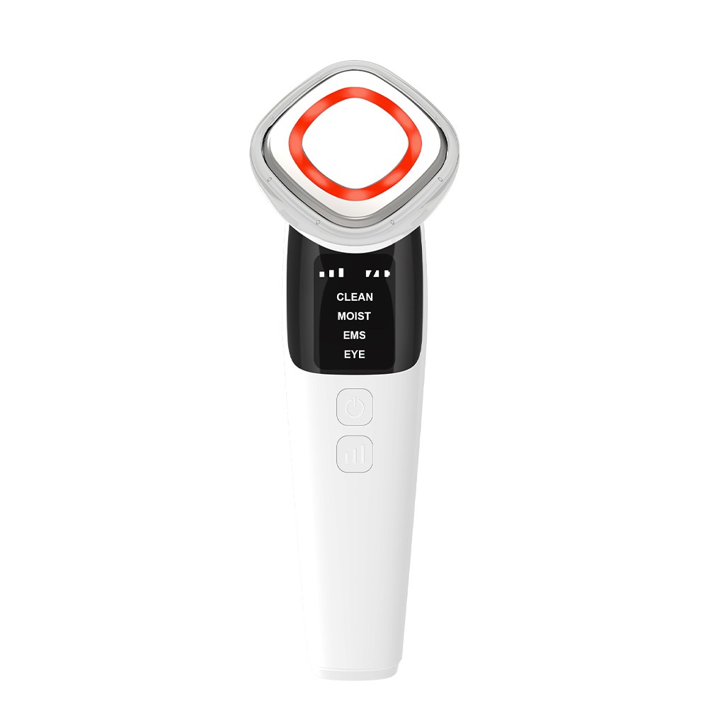 Hot Sales 2025 Skin Tightening Tool Warm Massage EMS Cleansing Lifting Machine Vibration for Face and Eyes Beauty Device
