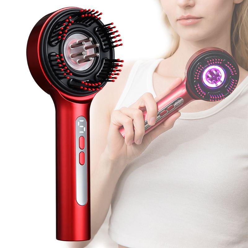 New Electric Scalp Massage Comb 2025 High Quality Rechargeable Smart Scalp Massager Brush Scalp Massage Devices for Hair Growth