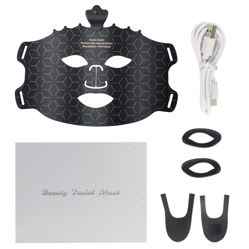 2025 Factory Direct Sales High-Quality Portable Wireless 7 Colors LED Photon Light Face Mask for Effective Face Care at Home