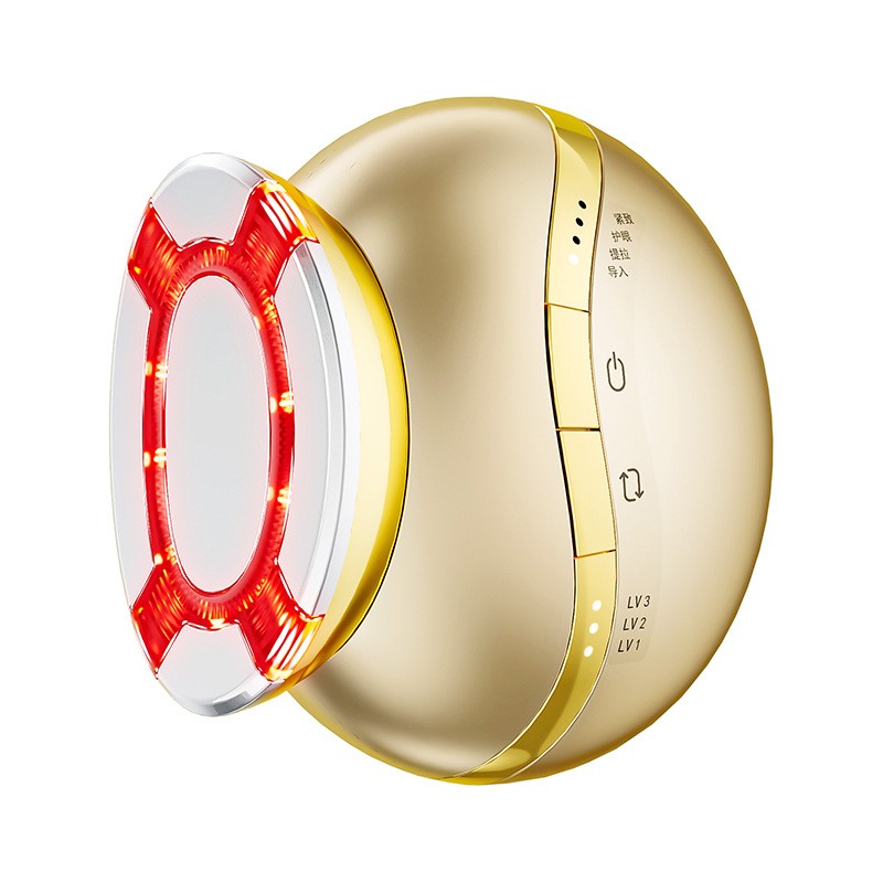 Mini Facial Machine New LED Light Therapy EMS Skin Tightening Device Anti-Wrinkle Face Neck Lifting Massager for Home Use