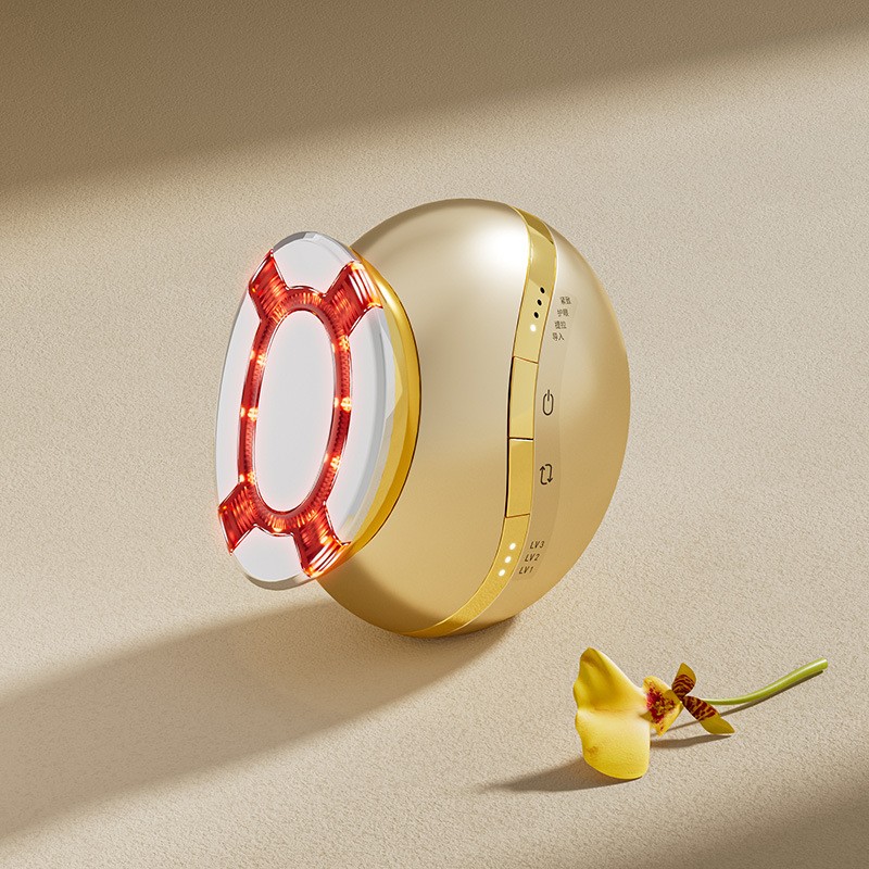 Mini Facial Machine New LED Light Therapy EMS Skin Tightening Device Anti-Wrinkle Face Neck Lifting Massager for Home Use