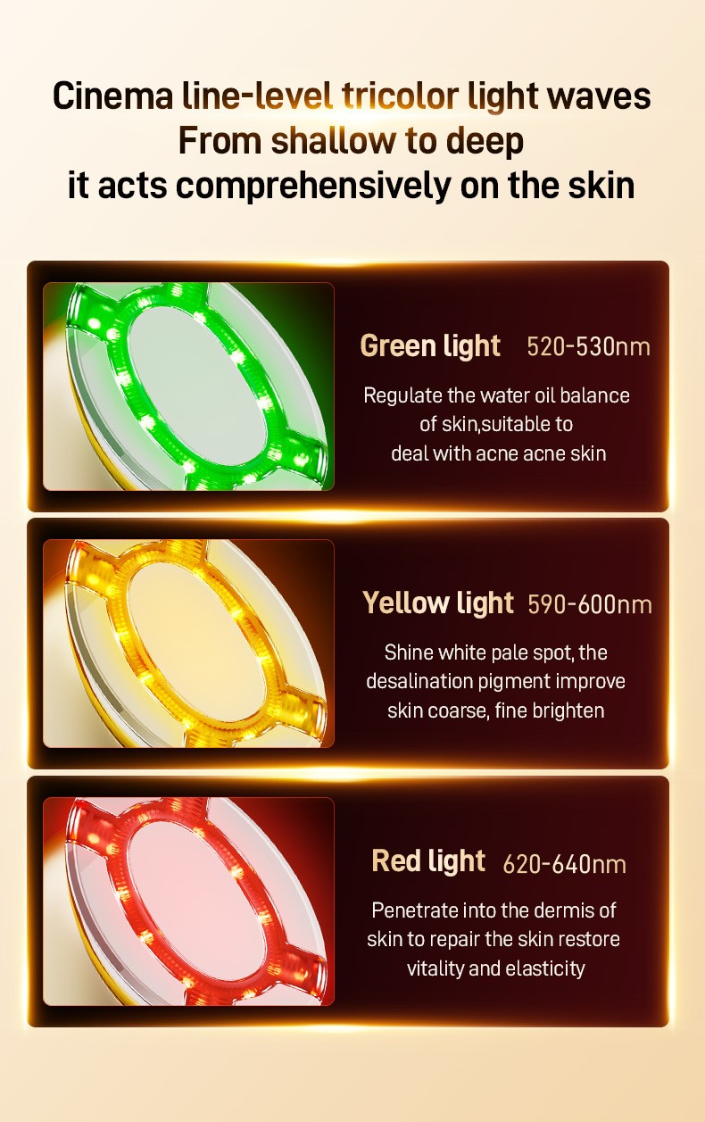 LED Light Therapy EMS Device