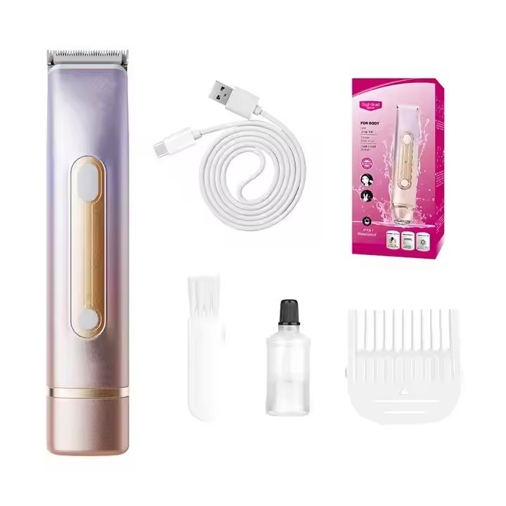 2025 Hot Selling Beauty Epilator Product Dual Head Electric Razor Hair Shaver Easily Remove Leg Hair Trimmer at Home Use