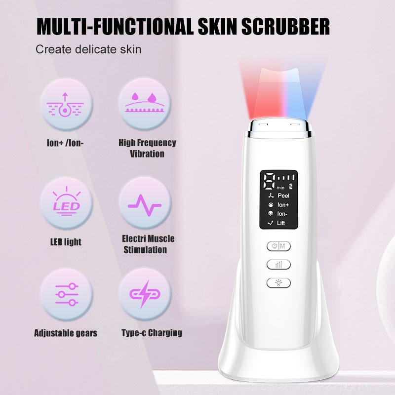 Popular Skin Scrubber Facial Beauty Massager Skin Tightening Firming Face Massager Skin Lifting Wrinkle Removal Beauty Device