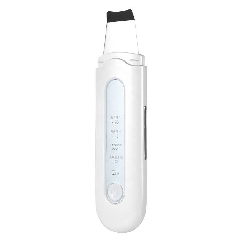 Ultrasonic Skin Scrubber for Home Use Unlock Smooth Skin with Blackhead Removal Pores Cleansing and Face Spatula Extraction