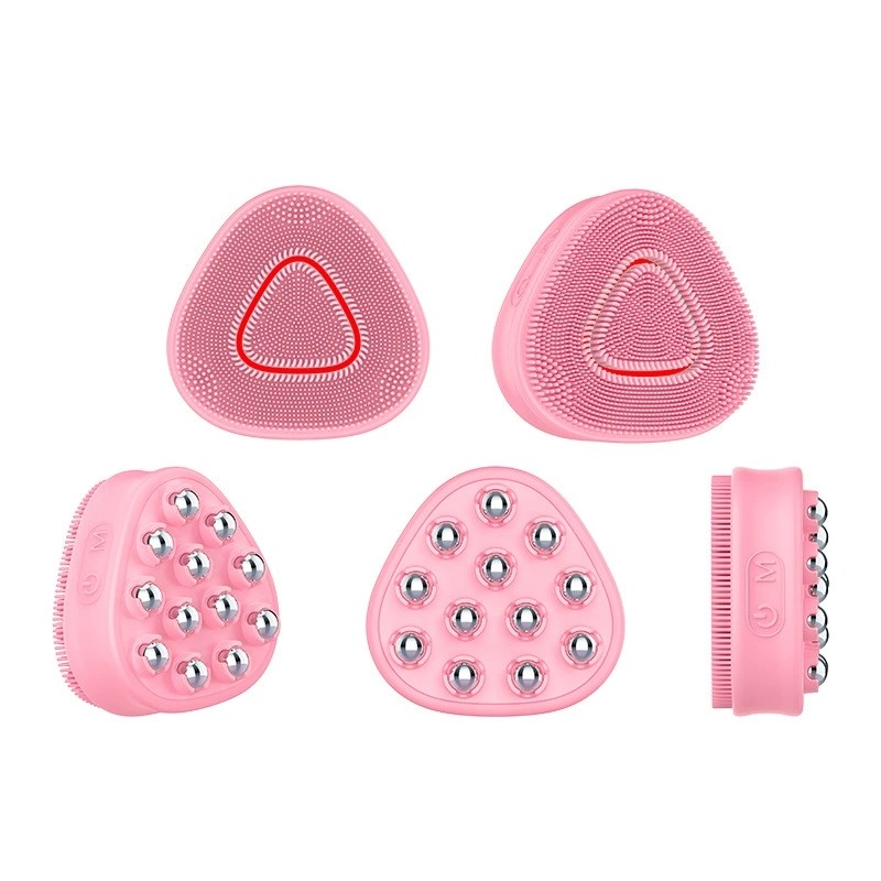 Mini Portable Cleansing Device Facial Cleansing Massage Brush Blackhead Removal Device ABS Material Facial Exfoliators