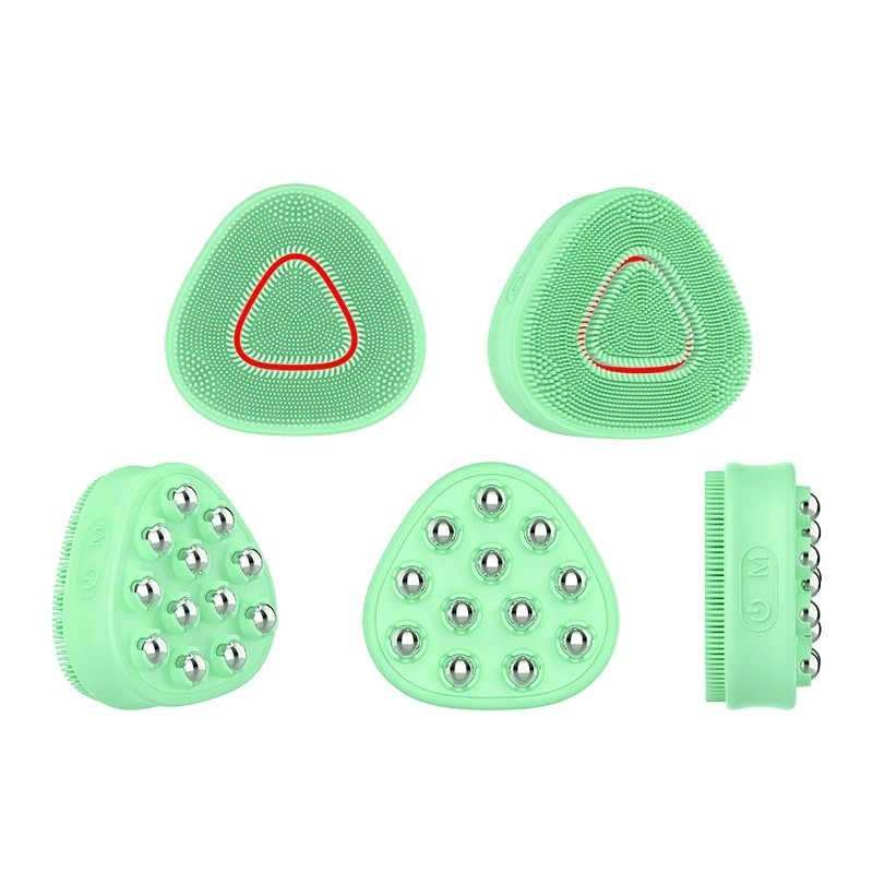 Mini Portable Cleansing Device Facial Cleansing Massage Brush Blackhead Removal Device ABS Material Facial Exfoliators