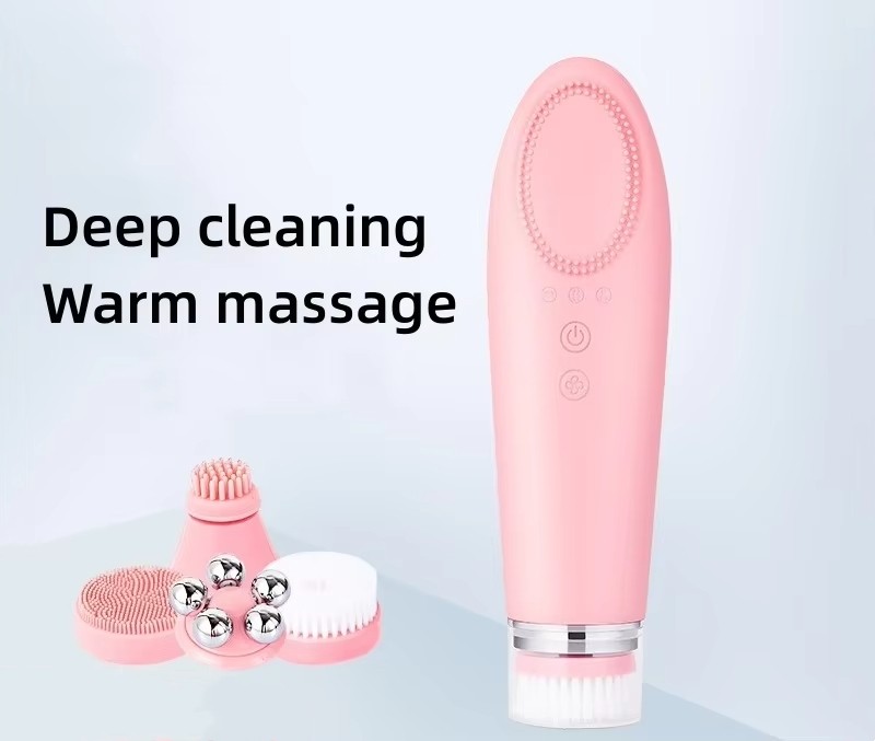 Больше, чем просто очищение: многофункциональная силиконовая щеточка для лица, меняющая представление о современном уходе за кожей.