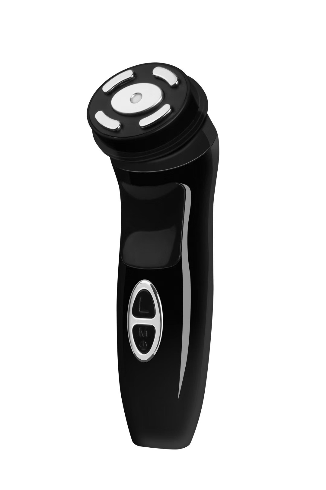 Portable Electric Hifu Ultrasonic 3MHz Facial Skin Scrubber Handheld Nose Face Care Beauty Tool Deep Cleansing Stainless Steel Device