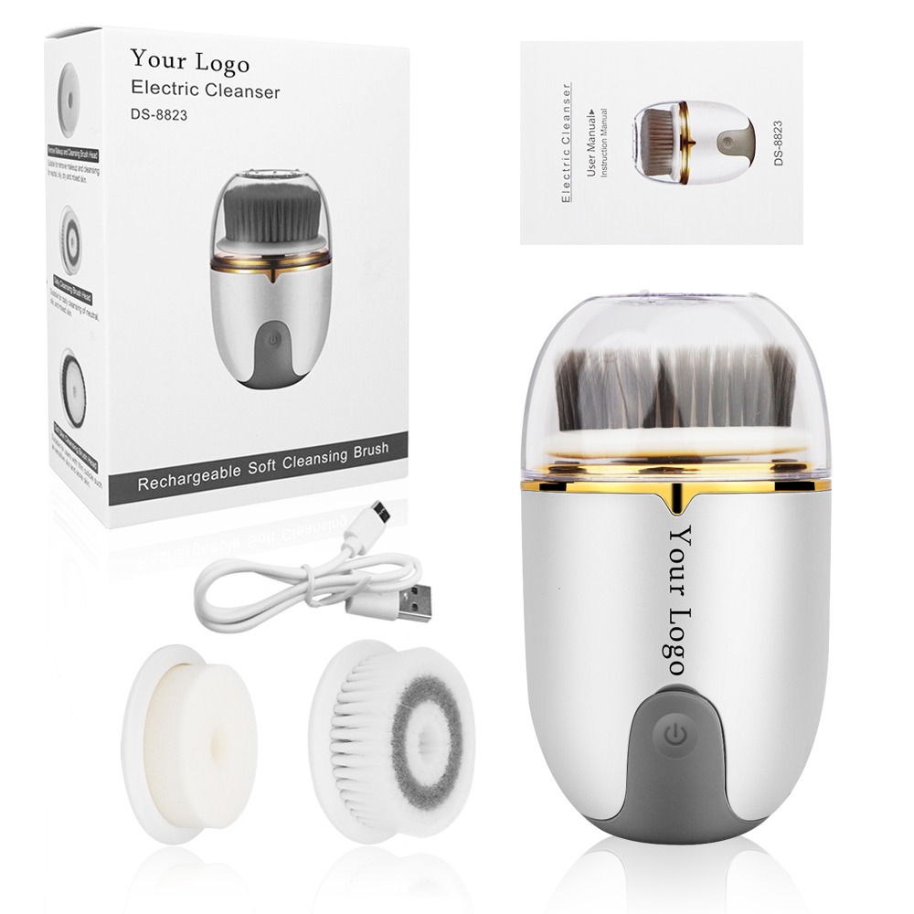 Китай Электронная мини-щетка для лица 3 в 1 — популярный косметический аксессуар для умывания лица., производитель