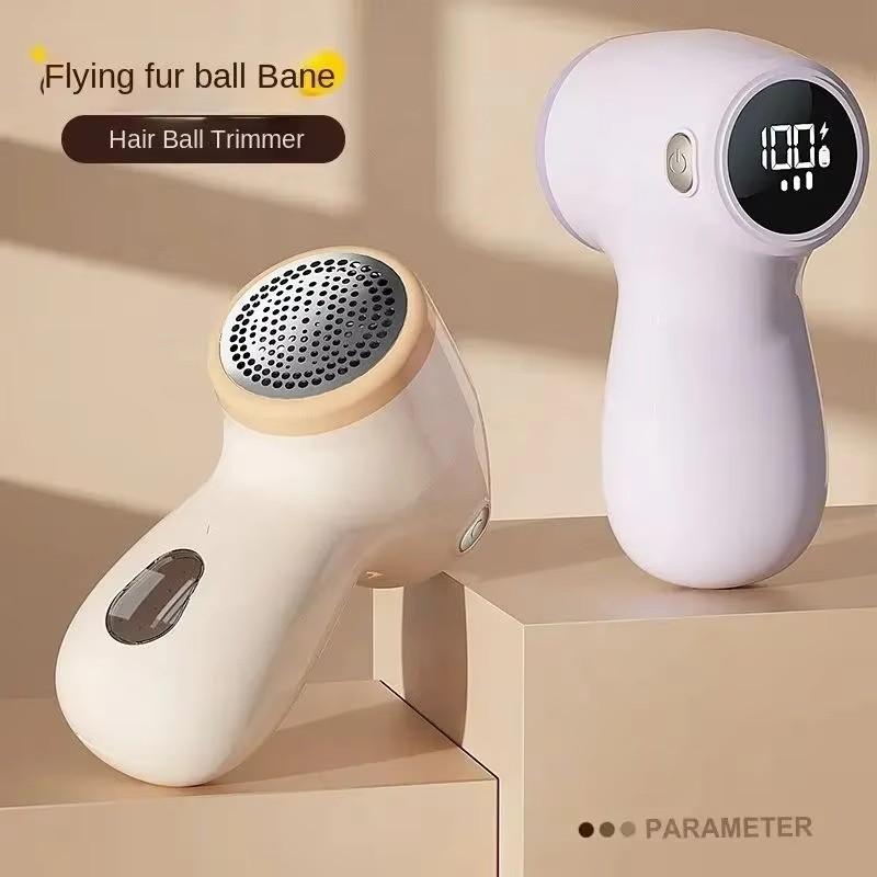 Small 6-blade Fabric Shaver Machine Portable and Rechargeable for Removing Clothes Fuzz and Pellets