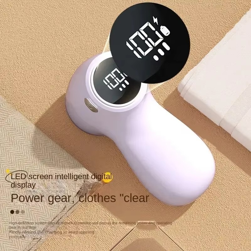 Small 6-blade Fabric Shaver Machine Portable and Rechargeable for Removing Clothes Fuzz and Pellets