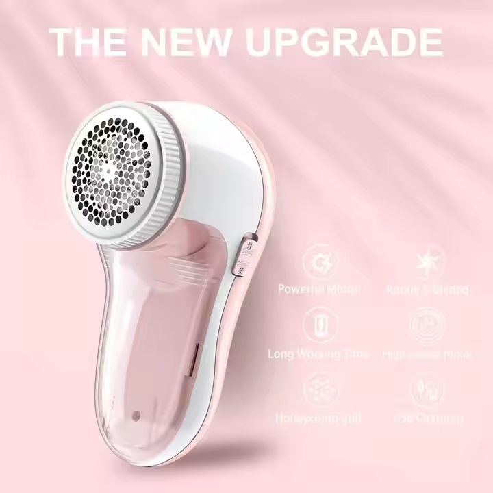 Portable and Rechargeable 3-blade Electric Lint Remover for Household As Well As Travel Use