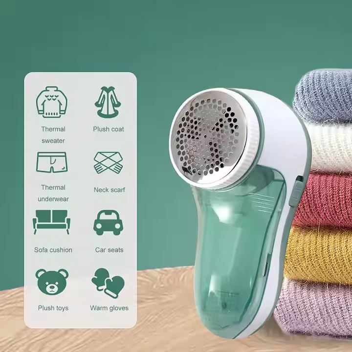 Portable and Rechargeable 3-blade Electric Lint Remover for Household As Well As Travel Use