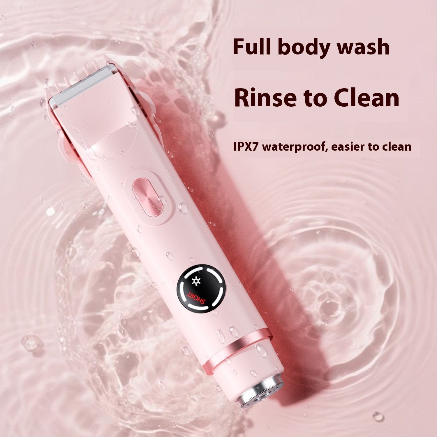 Portable Painless Epilator Device USB Home Use Electric Lady Hair Shaver with Dual Head Hair Trimmers & Clippers