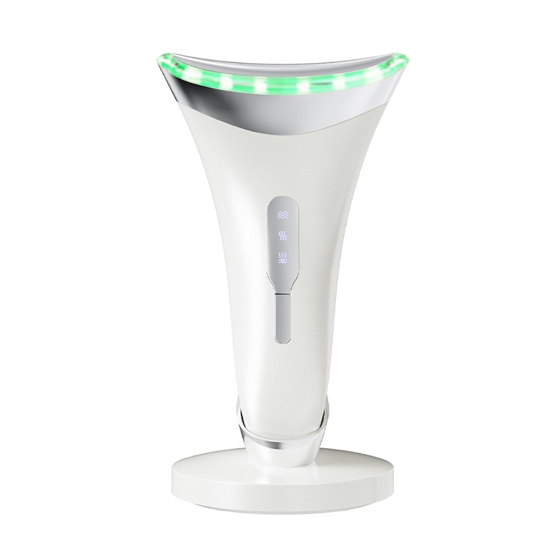 New Wireless Face & Neck Lifting Massager 3 LED Lights EMS Winkle Removal Neck Massage Rechargeable for Skin Care