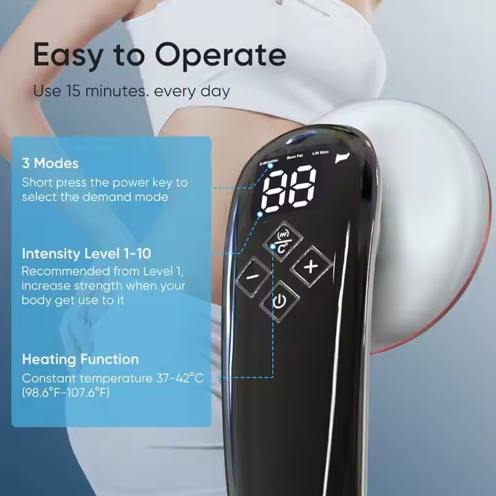 OEM Portable Belly Fat Burning Device EMS Body Slimming Machine for Weight Loss & Stretch Mark Removal Personal Care Product