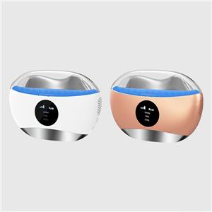 7-Color Lights EMS Gua Sha Facial Massager with Heating Vibration Microcurrent and Multi Color Care Modes for Home Skin Care