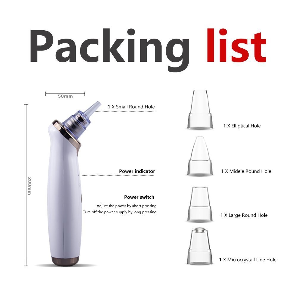 Diamond Microdermabrasion and Electric Vacuum Suction Blackhead Remover Machine for 2026 Pore Cleaner and Whitehead Removal