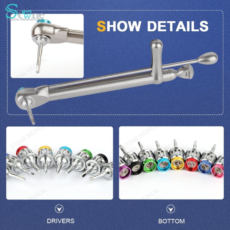 Supply Universal Implant Prosthetic Driver Kit With Drivers And Torque