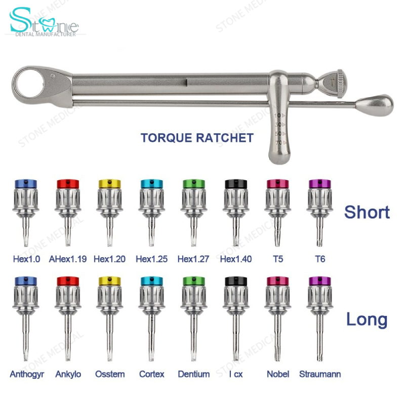 Supply Universal Implant Prosthetic Driver Kit With Drivers And Torque Wrench Wholesale Factory