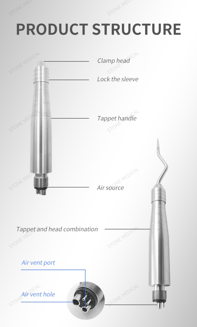 Supply Dental Equipment Pneumatic Dental Elevator Tooth Extraction