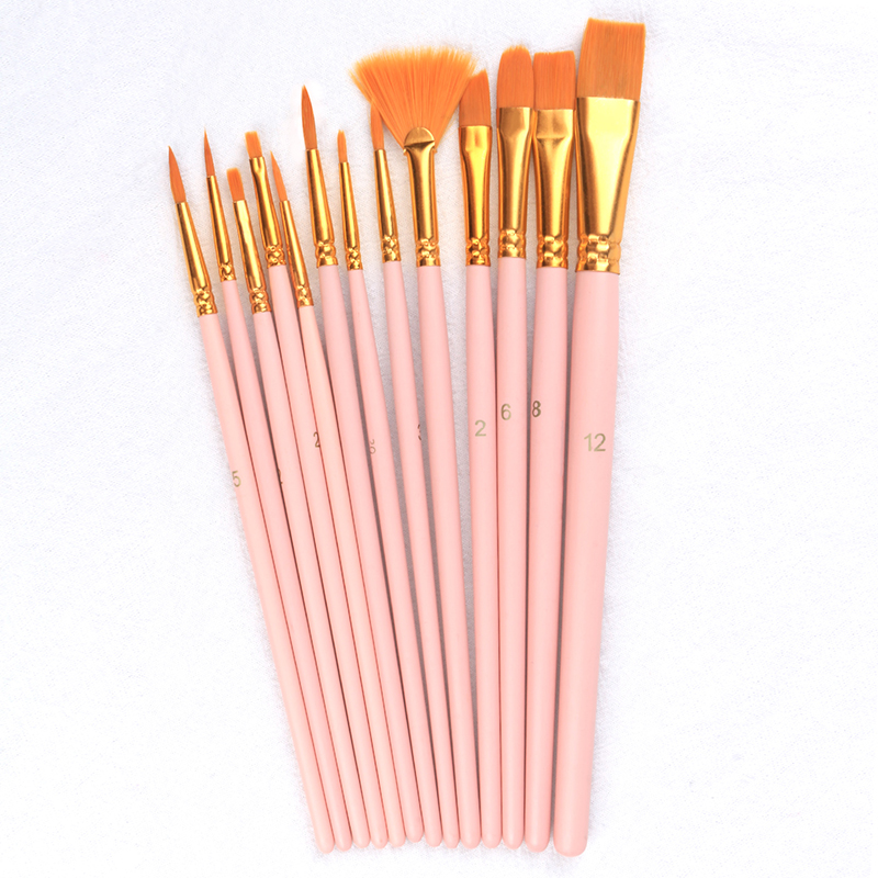Set Of Acrylic Paintbrush For Acrylic Paint
