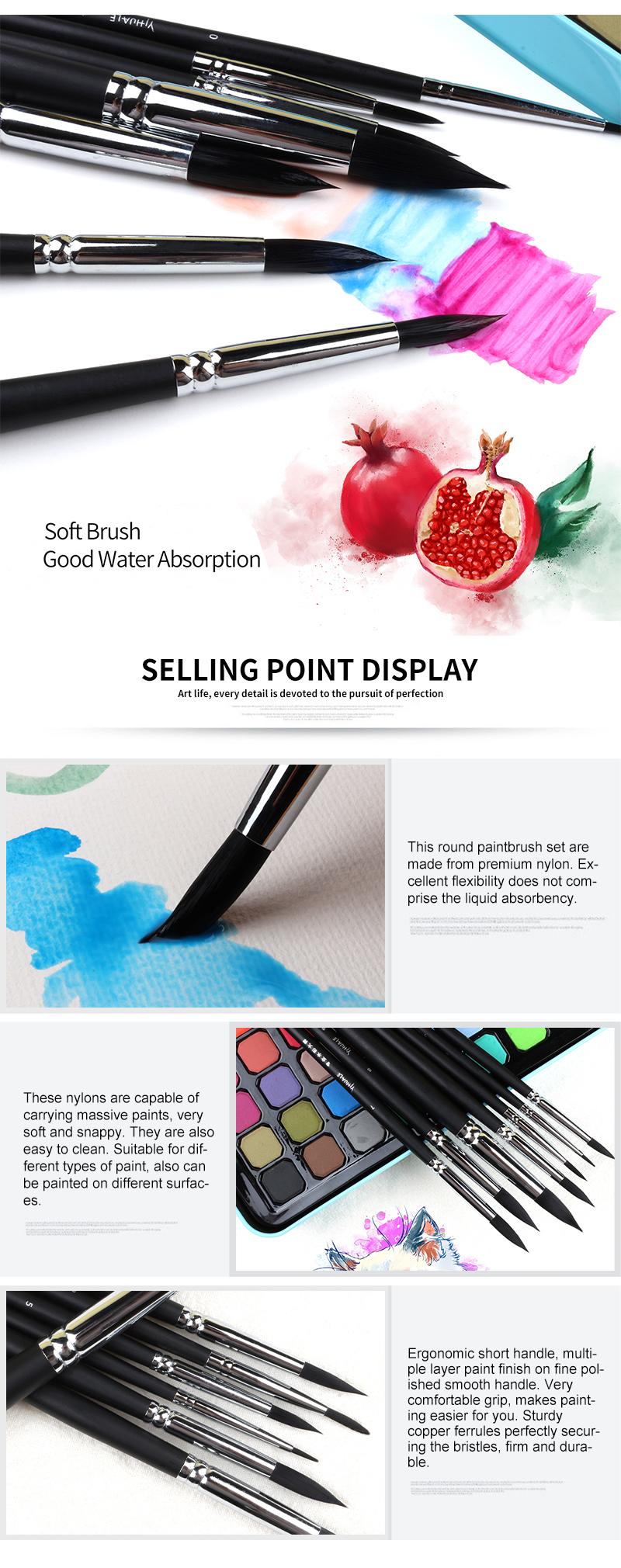 professional watercolor brushes