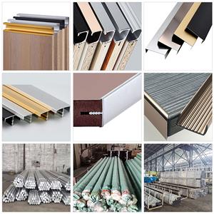 Perfil de ajuste de moldura en T de bandas de borde de aluminio toco