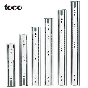 35mm Ball Bearing Stainless Steel Push Drawer Slide