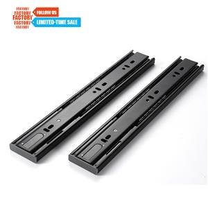 Triple Extension Drawer Push Open Cabinet Slides