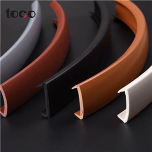 Plastic Rubber Plywood Trim Pvc U Edge Banding Tape