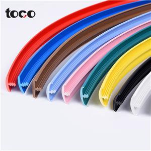 Wood Vinyl Rubber Extrusion T Molding 10mm Edge Trim