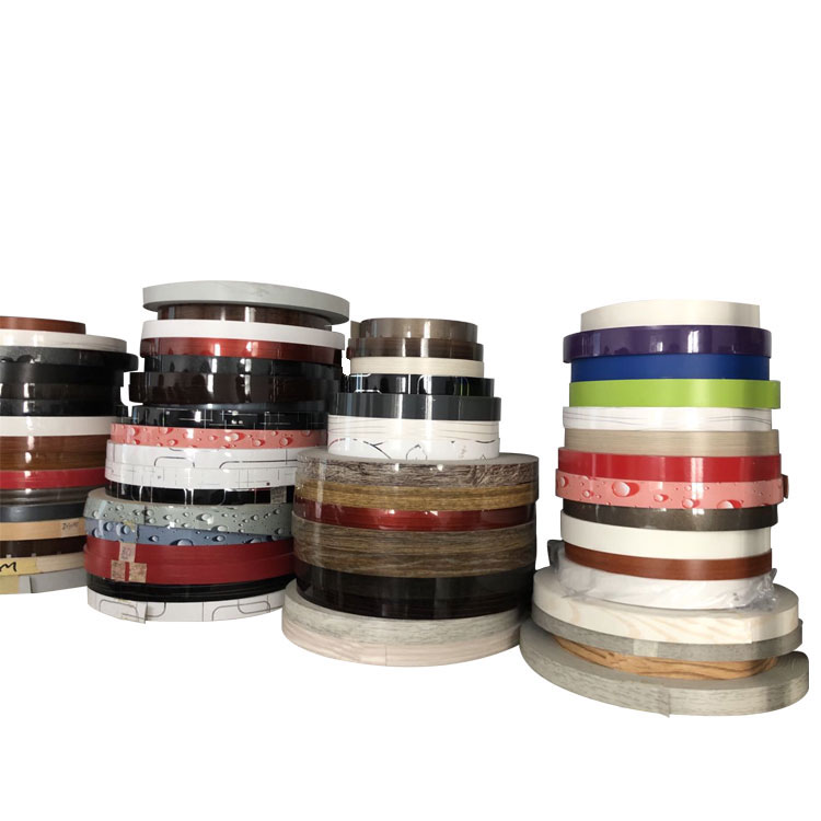 TOCO 2mm abs plastic strip 2mm pvc edge banding 2mm thick adhesive felt furniture pad