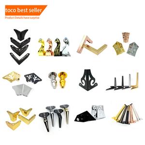 Hardware Iron Gold Cabinet Feet Chrome Metal for Sofa