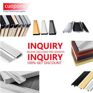 decorative u trim aluminum strip T-shaped edge banding g cabinet handle