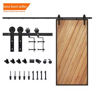 entrance aluminum concealed sliding barn door system pocket hardware